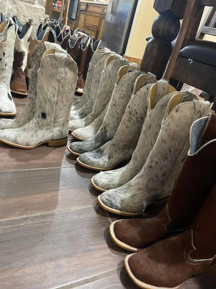 Cowhide Tall Boot Womens Western Wear