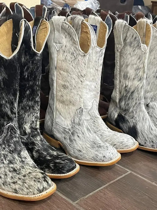 Cowhide Tall Boot Womens Western Wear