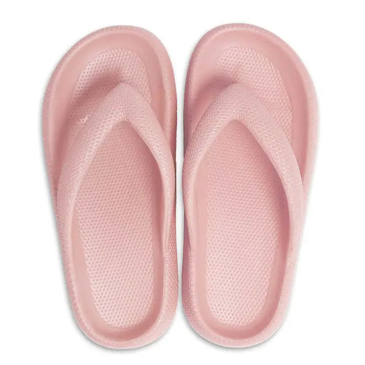 Solid Soft Sole Flip Flop Slippers